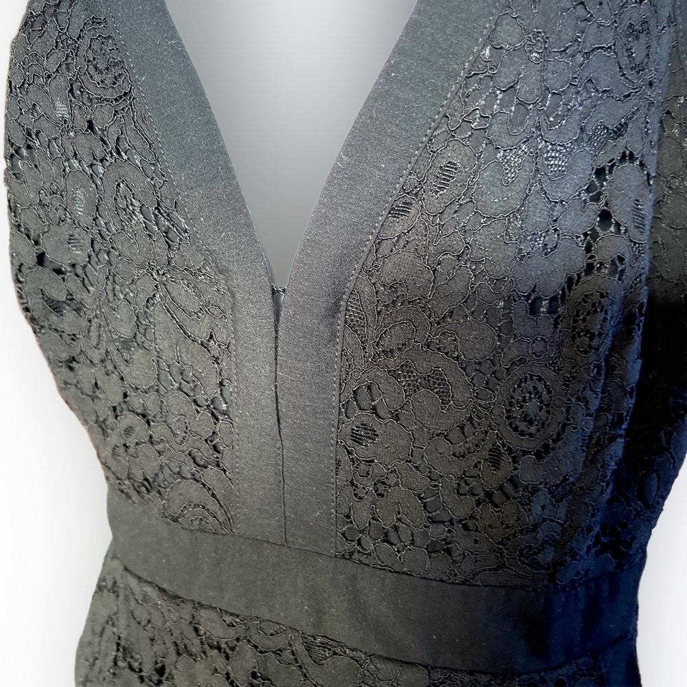 Free People Elegant Black Lace Dress
